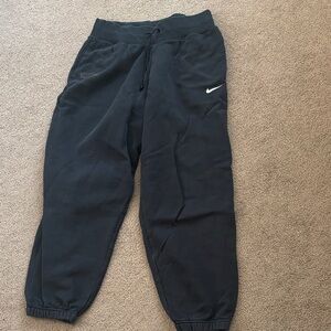 Nike Women’s Black Joggers with White Logo